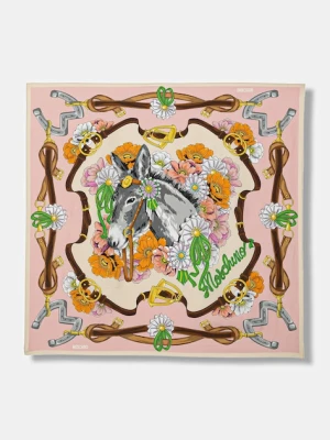 Moschino chusta jedwabna