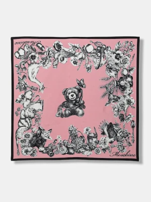 Moschino chusta jedwabna