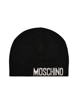 Moschino Czapka | z dodatkiem wełny i kaszmiru