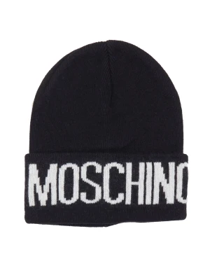 Moschino Czapka | z dodatkiem wełny i kaszmiru