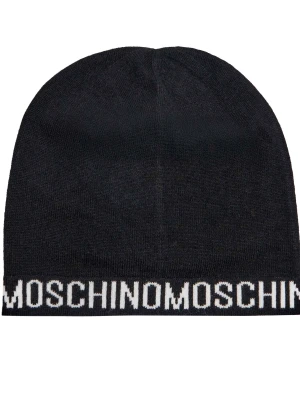 Moschino Czapka | z dodatkiem wełny i kaszmiru
