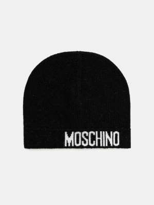 Moschino czapka z wełną