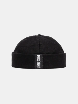 Moschino czapka z wełną kolor czarny M5864 60802