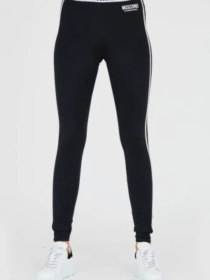 MOSCHINO Czarne damskie legginsy, Rozmiar S
