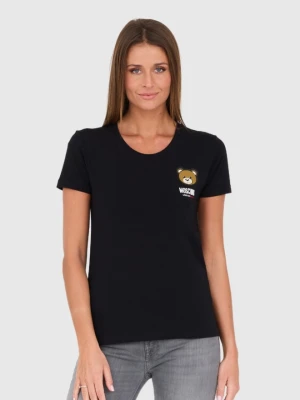 MOSCHINO Czarny damski t-shirt, Rozmiar S