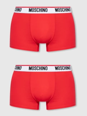 MOSCHINO Czerwone bokserki męskie 3PACK, Rozmiar XL