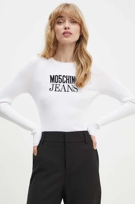 Moschino Jeans sweter damski kolor beżowy lekki 0926.8205