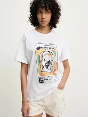 Moschino Jeans t-shirt bawełniany