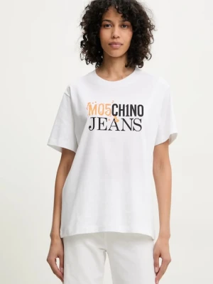Moschino Jeans t-shirt bawełniany