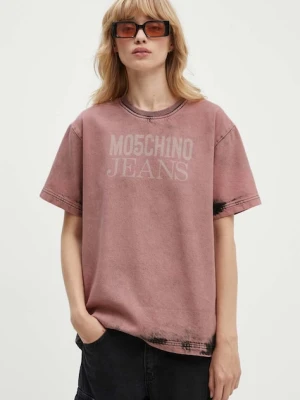 Moschino Jeans t-shirt jeansowy