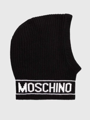 Moschino kominiarka wełniana kolor czarny M3136 65414