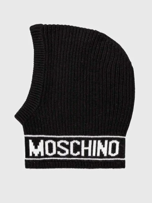 Moschino kominiarka wełniana kolor czarny M3136 65414