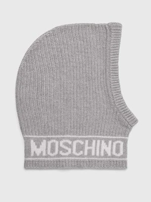 Moschino kominiarka wełniana kolor szary M3136 65414