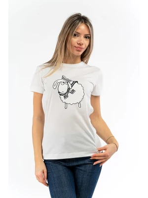 Moschino Koszulka w kolorze białym rozmiar: 46