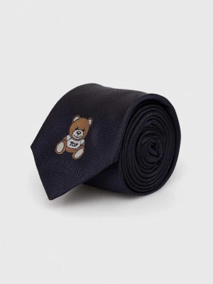 Moschino krawat jedwabny