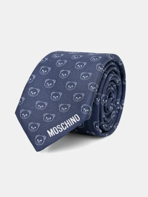 Moschino krawat jedwabny