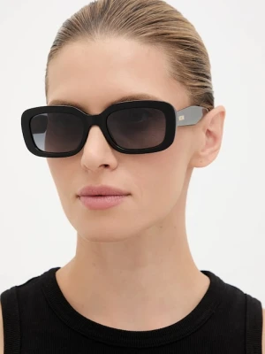 Moschino okulary przeciwsłoneczne damskie czarny