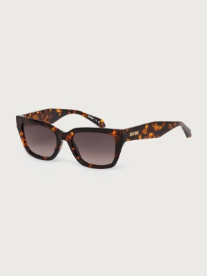 Moschino okulary przeciwsłoneczne damskie brązowy