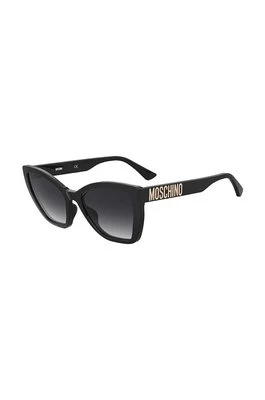 Moschino okulary przeciwsłoneczne damskie kolor czarny MOS155/S
