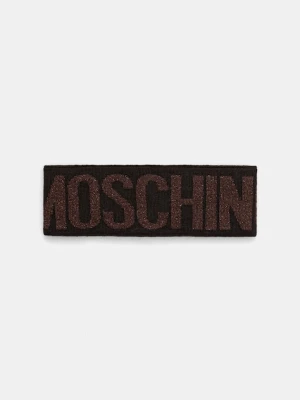 Moschino opaska wełniana kolor brązowy M2338 65216