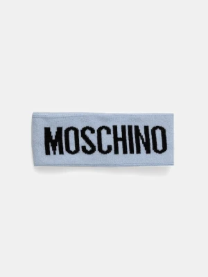 Moschino opaska wełniana kolor niebieski M2355 65235