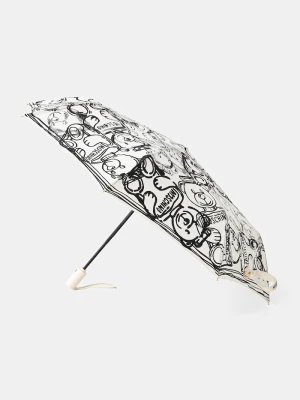 Moschino parasol automatyczny damski beżowy
