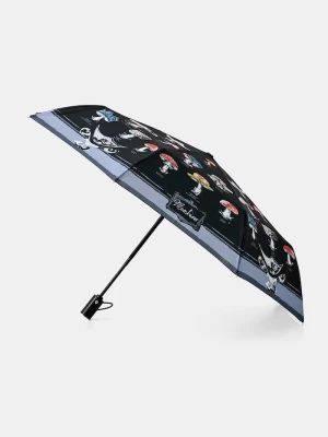 Moschino parasol automatyczny damski czarny