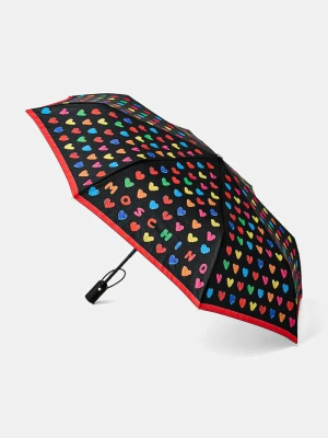 Moschino parasol automatyczny damski czarny