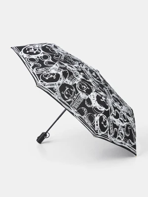 Moschino parasol automatyczny damski czarny
