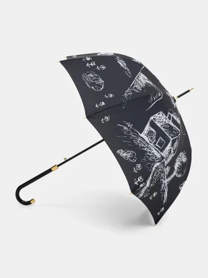 Moschino parasol czarny