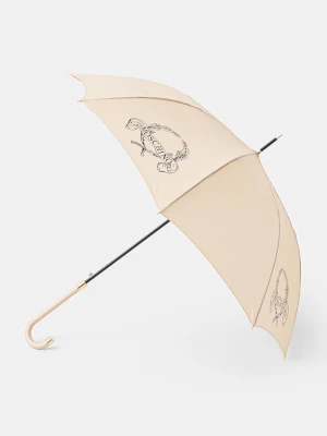 Moschino parasol damski beżowy