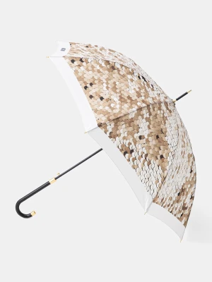 Moschino parasol damski beżowy