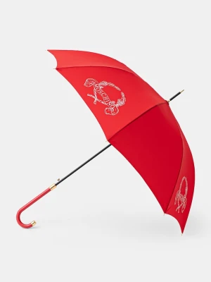 Moschino parasol damski czerwony