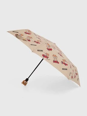 Moschino parasol kolor beżowy