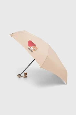 Moschino parasol kolor beżowy 8188