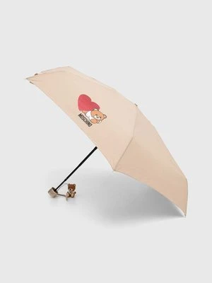 Moschino parasol kolor beżowy 8188