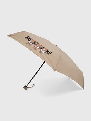 Moschino parasol kolor beżowy 8425