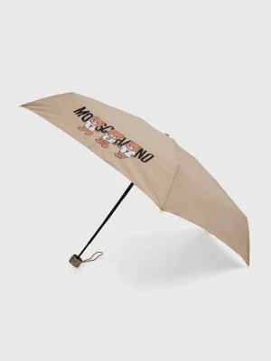 Moschino parasol kolor beżowy 8425