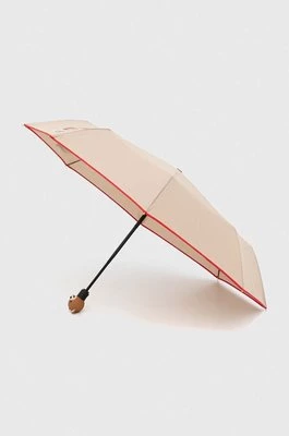 Moschino parasol kolor beżowy 8431
