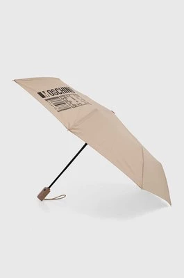 Moschino parasol kolor beżowy 8941