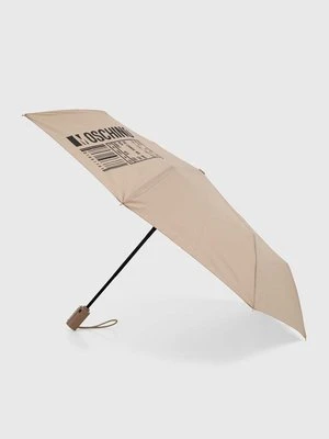 Moschino parasol kolor beżowy 8941