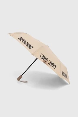 Moschino parasol kolor beżowy 8983