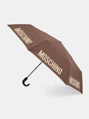 Moschino parasol kolor brązowy 8064