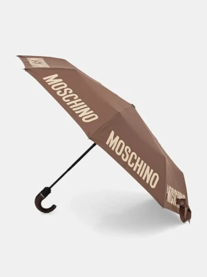 Moschino parasol kolor brązowy 8064
