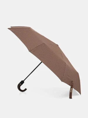 Moschino parasol kolor brązowy 8509