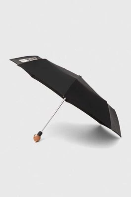 Moschino parasol kolor czarny 8061 OPENCLOSEA