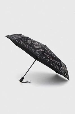 Moschino parasol kolor czarny 8198