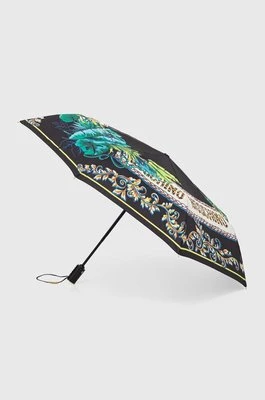Moschino parasol kolor czarny 8862 OPENCLOSEA