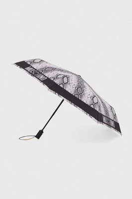 Moschino parasol kolor czarny 8920 OPENCLOSEA