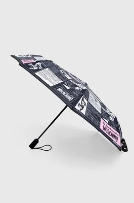 Moschino parasol kolor czarny